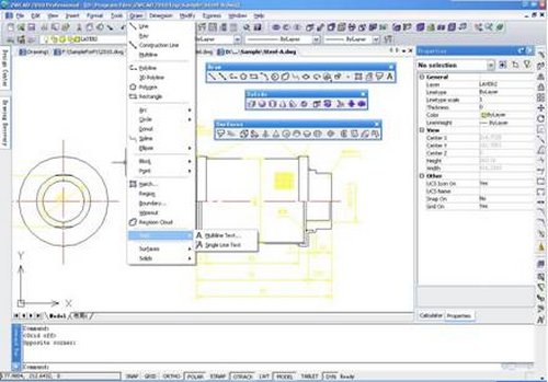 ZwCAD program cad - rysunek dwg