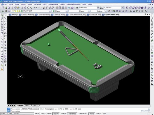 Zwcad - program cad - Render