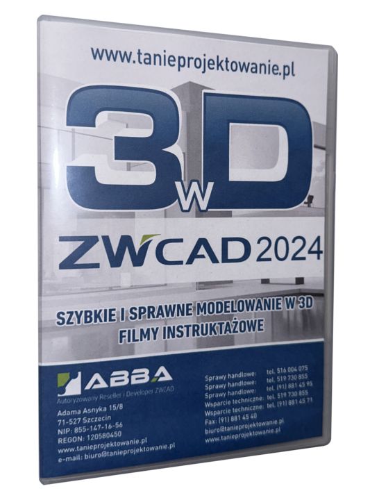 3D w ZWCAD - filmy instruktażowe
