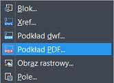 ZWCAD 2019 wstawianie pdf ZWCAD 2019 wstawianie pdf